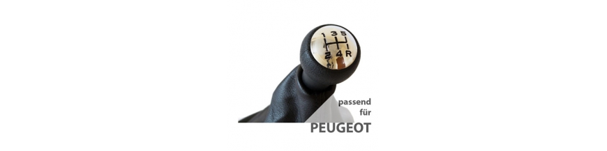 Schaltknauf + Rahmen + Schaltmanschette passend für Peugeot